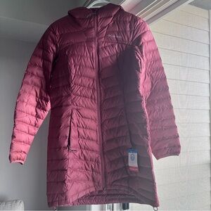 NWT Columbia down Puffer Jacket - Rust Orange, Small, Unique Color